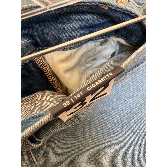 NWT Gap Cigarette High Rise Slim Stretch Jeans Women's Size 14 TALL - Picture 3 of 6